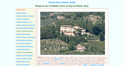 Desktop Screenshot of chianti-italy.com