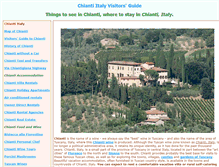 Tablet Screenshot of chianti-italy.com